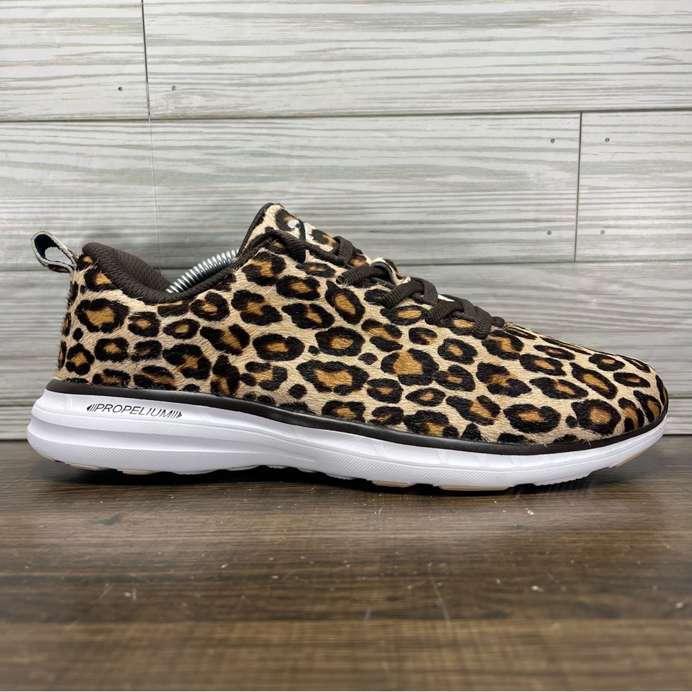 APL Athletics Propulsion Labs Iconic Pro Leopard Calf Hair Women's Shoes - W 8‎